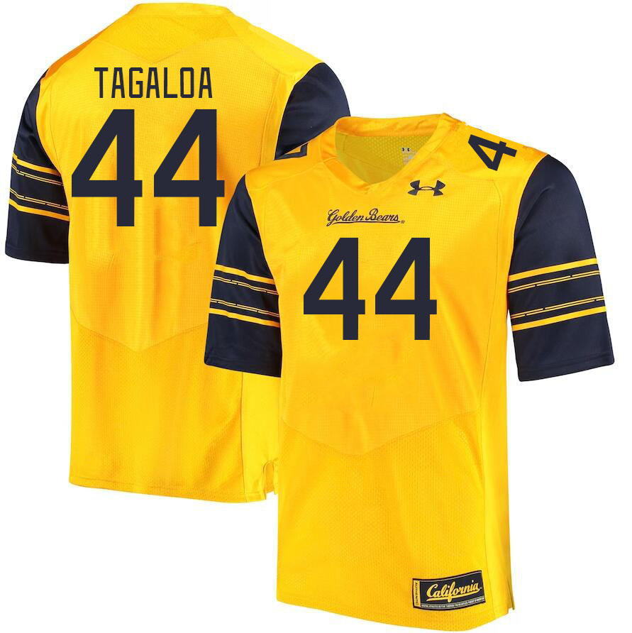 Men #44 Beaux Tagaloa California Golden Bears College Football Jerseys Stitched Sale-Gold